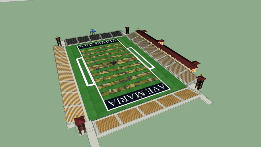 Football-Soccer Stadium CamoA