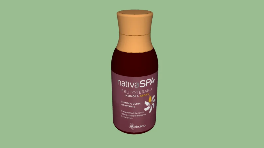 Produto beleza - Vidro Shampoo - Natura SPA