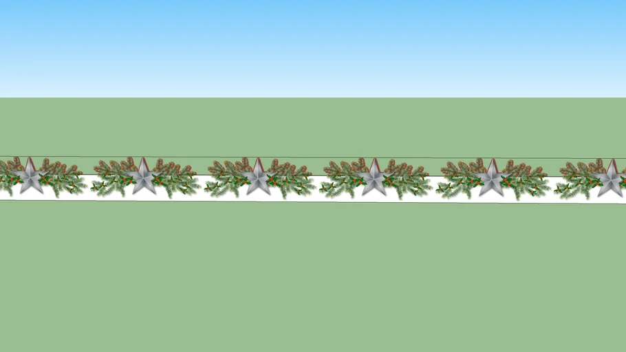 christmas party garland