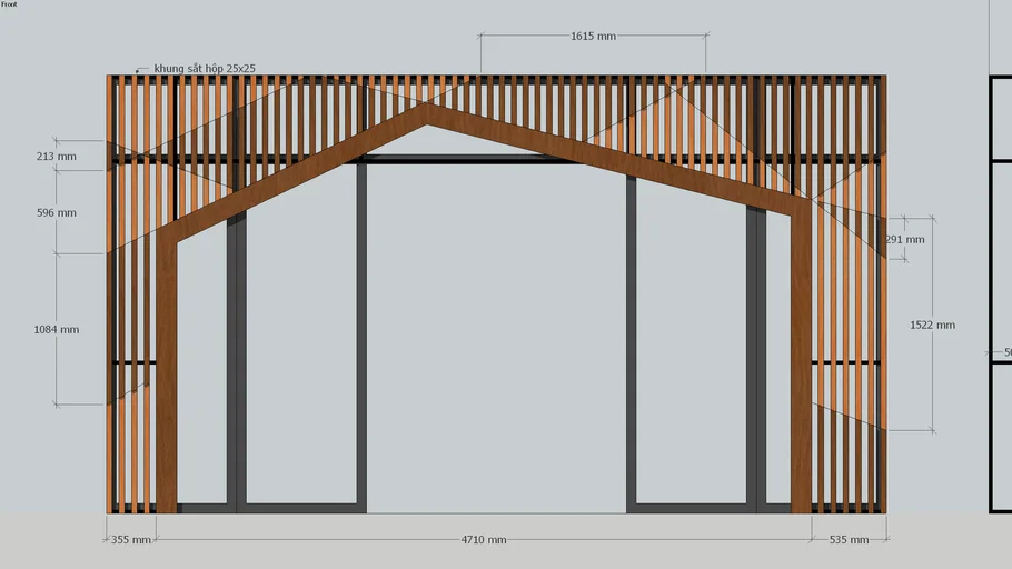 PLASTIC WOOD GATE