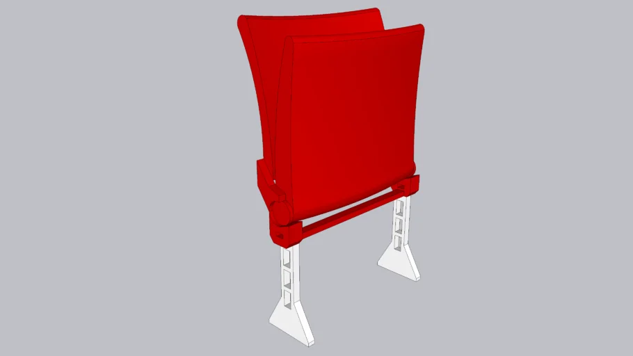 Seat Stadium Tribune Tier Folding