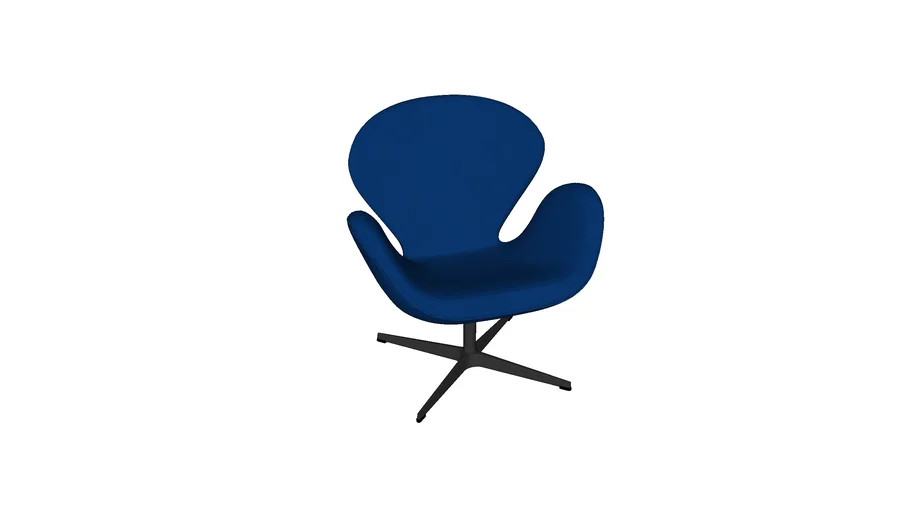 Arne Jacobsen Swan Chair (Blue)