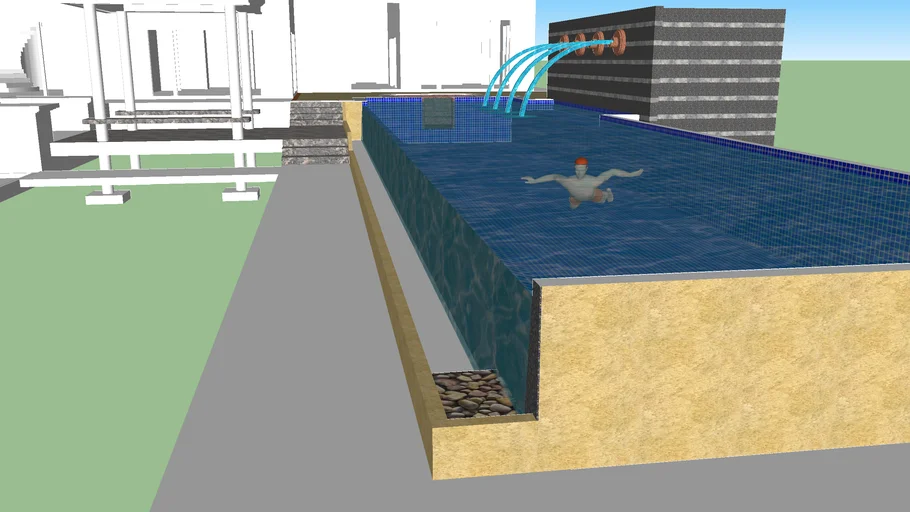 Renovate House 2 stories & New Swinming Pool Project, Bangkok, Thailand.