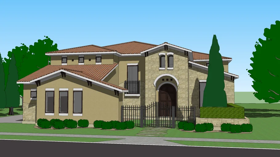 Tuscan Style House / McMansion