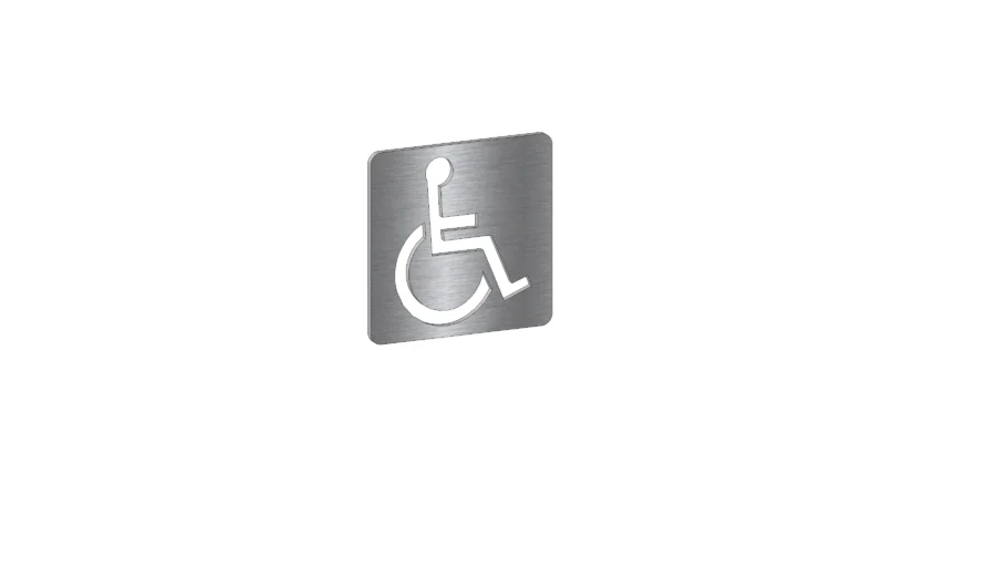 Toilet sign disabled people