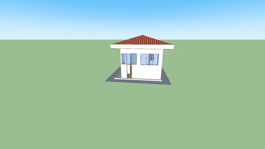 Caseta Seguridad -Guard's access house