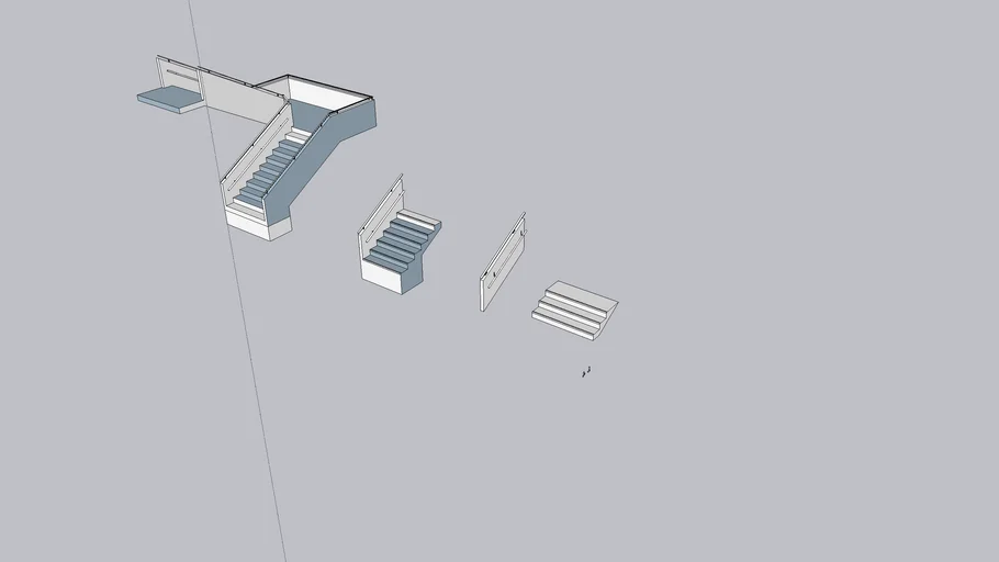 escaleras con barandas y pasamanos-colegios