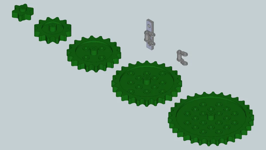 VEX High Strength Chain and Sprocket Kit