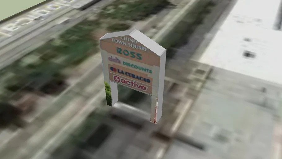 Pylon Sign 1 | 3D Warehouse