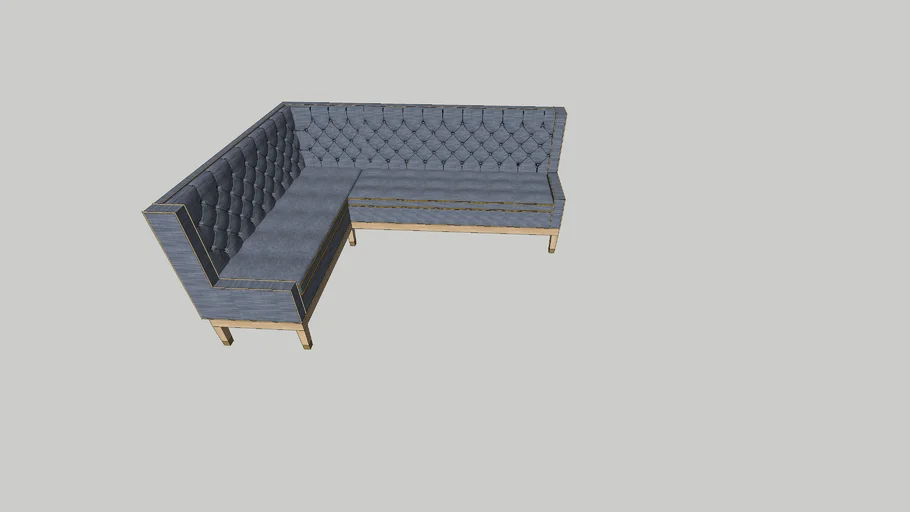 Custom Tufted Banquette