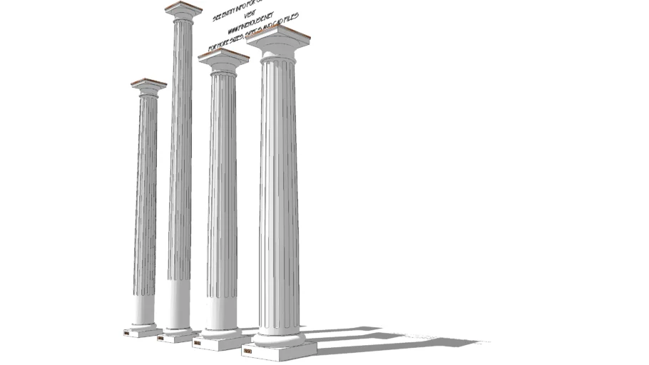C ~ Fluted Tuscan Columns