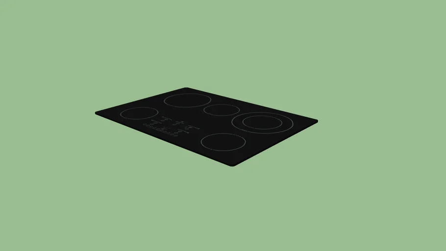 Nutid 4 Element Glass Ceramic Cooktop Black