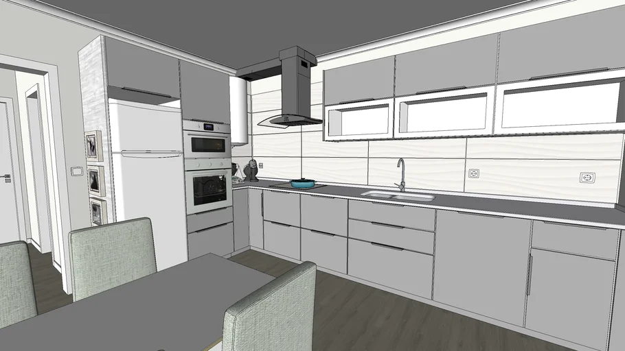 Modern Kitchen | 3D Warehouse