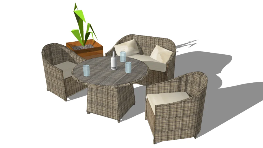Salon de jardin St Raphael, Maisons du Monde