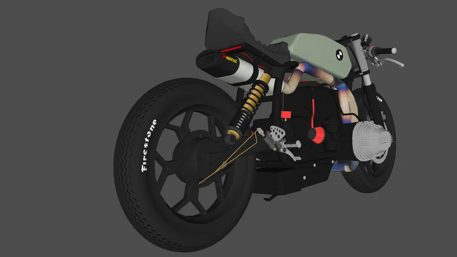 Motorcycle Mutant BMW R65 cafe racer
