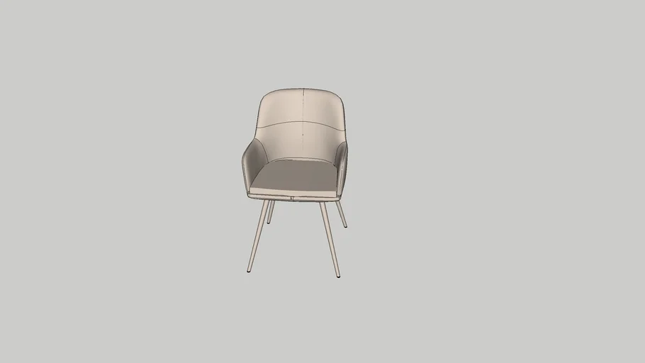 Heidi Gray Velvet Dining Accent Chair