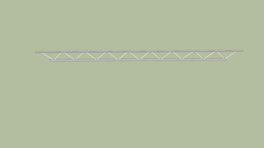 22 foot long round bar and angle iron truss