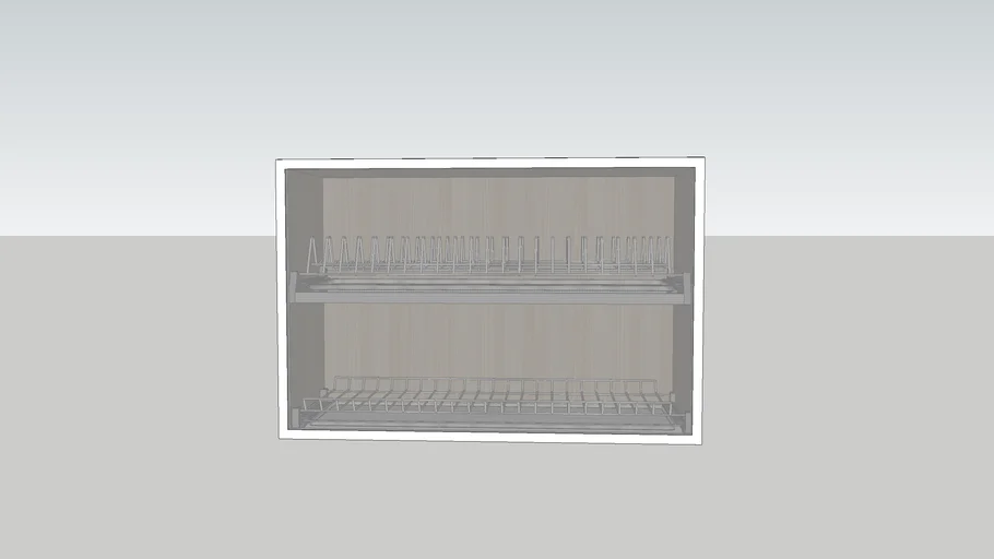 Dish Rack_Top cabinet | 3D Warehouse