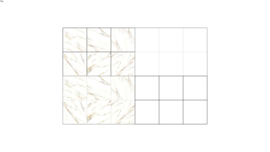 Porcelanato Calacata Gold 90x90cm