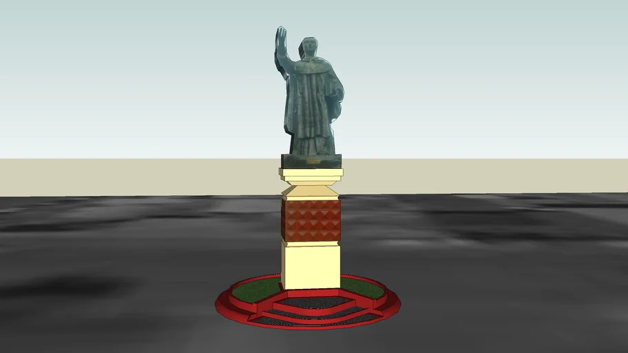 Estatua "Fray Matias de Cordova" , Tuxtla Gutierrez, Chiapas. México.
