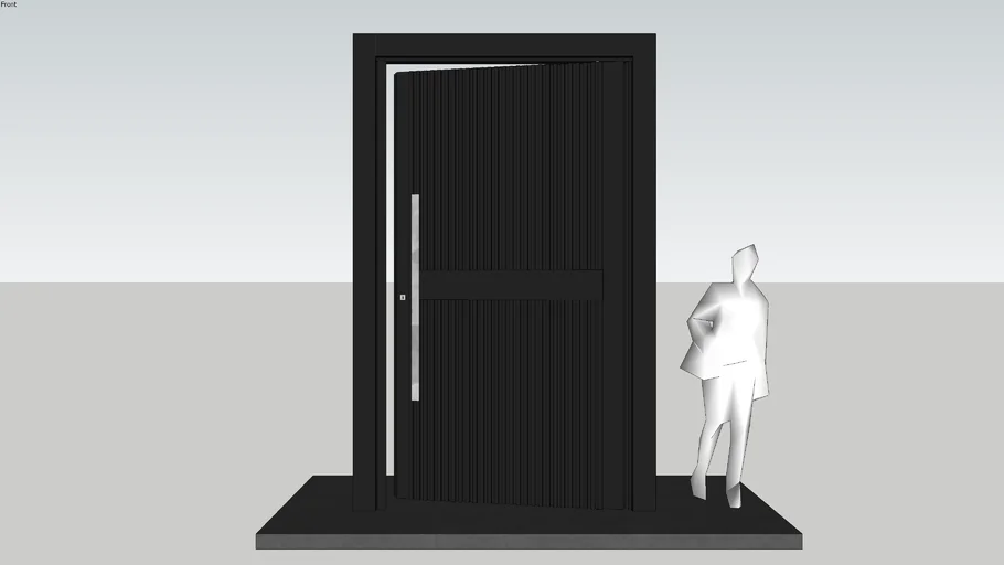 PORTA ACM - PERFIL VIDRO MAX