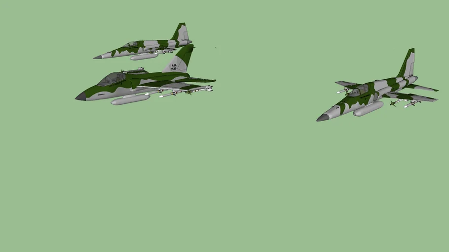 amx A-1 e F-5 tiger II da Força Aérea Brasileira (FAB)