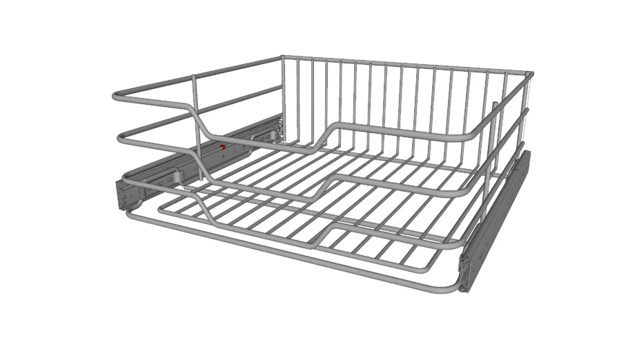 Gaveta Aramado Fruteira Cromada 470x110x450mm Jomer 8353