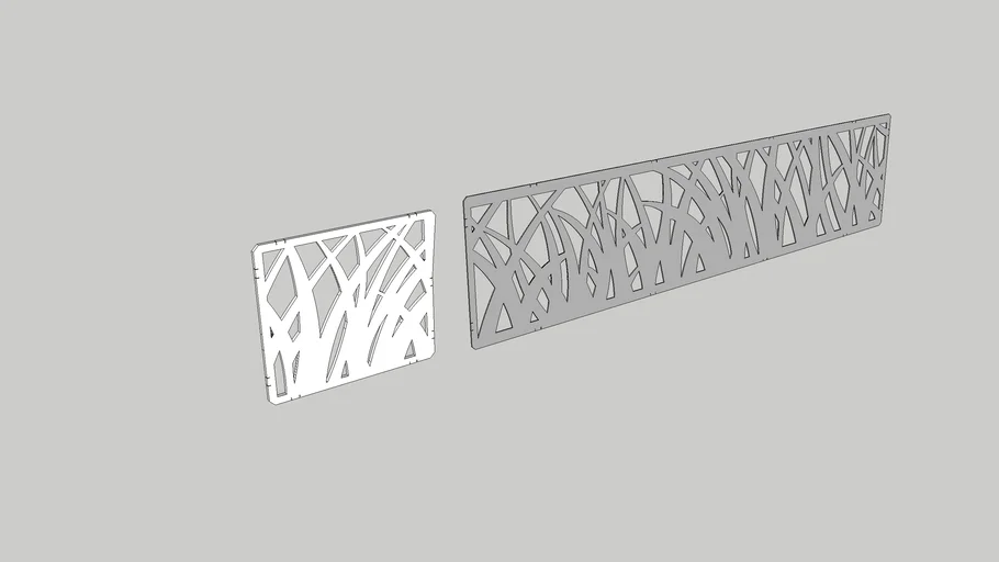 Railing CNC, lasercut