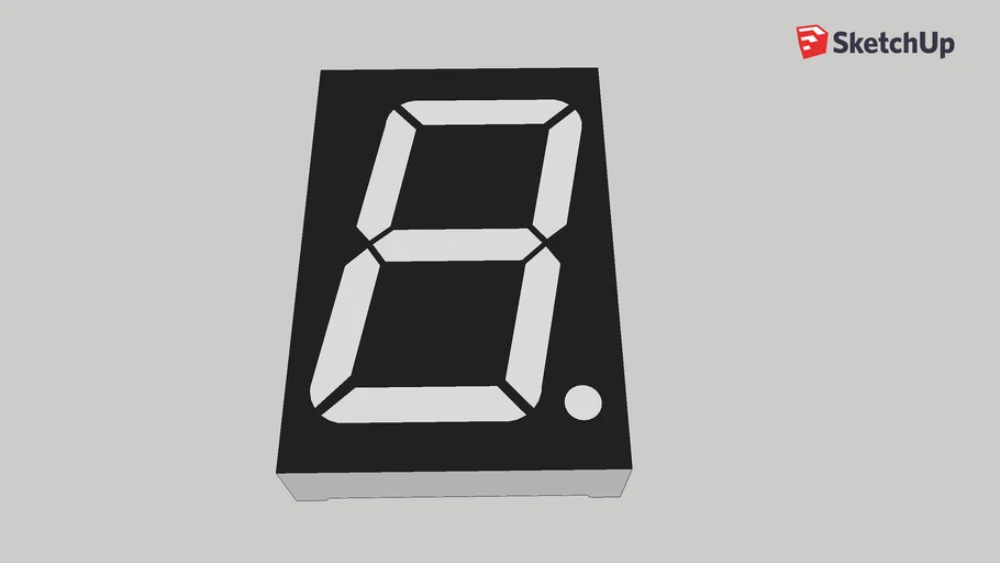 7 Segment Display 1 digit 1.8 inch