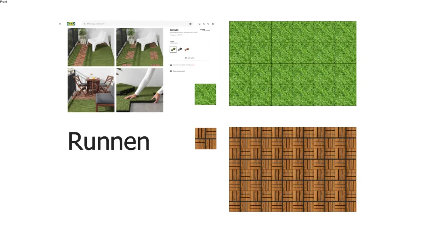 RUNNEN + iKEA + floor decking