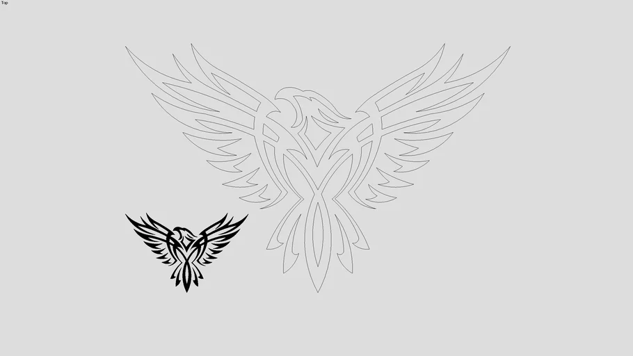 Сокол (вектор) Falcon (vector)