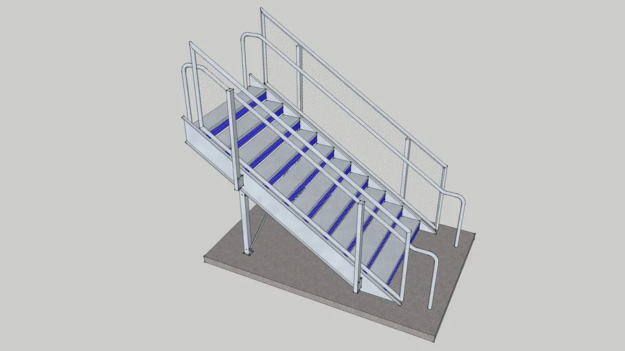 70" elevation stair