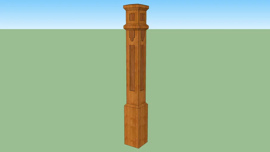 Craftsman Style Newel Post