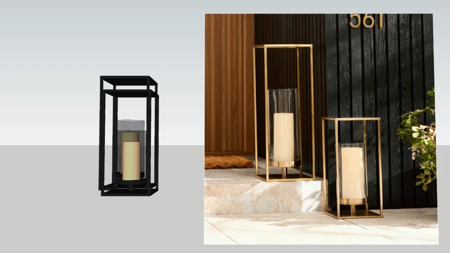 WEST ELM - Nella Outdoor Lanterns