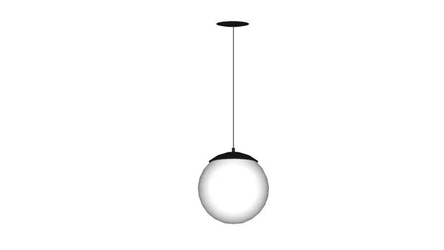 10in Glass Globe Pendant