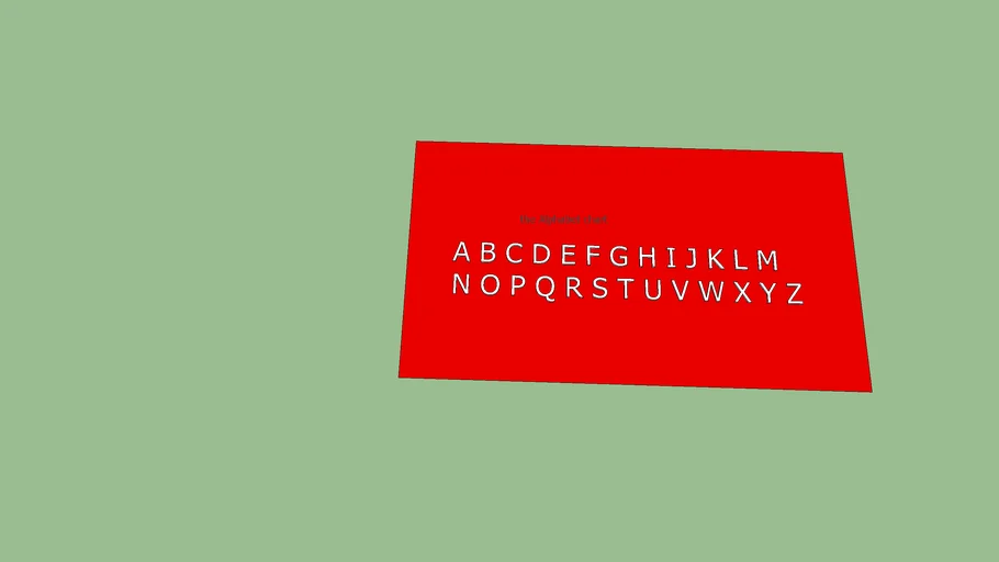 the Alphabet chart