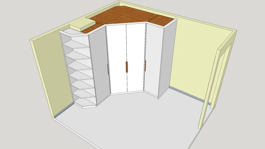 C. Matthews Corner Wardrobe