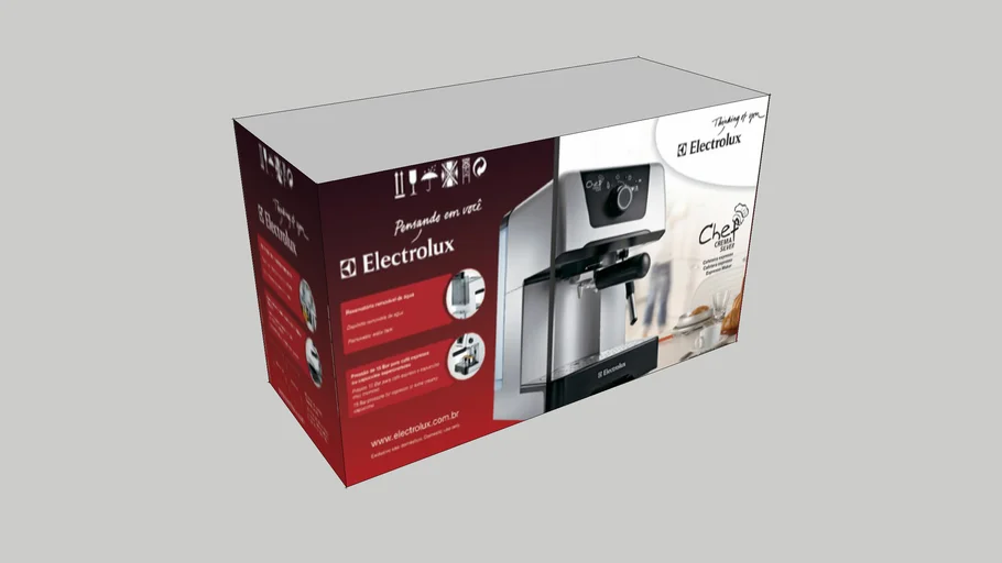 Caixa de eletrodoméstico (cafeteira electrolux) - Eletro Box Package