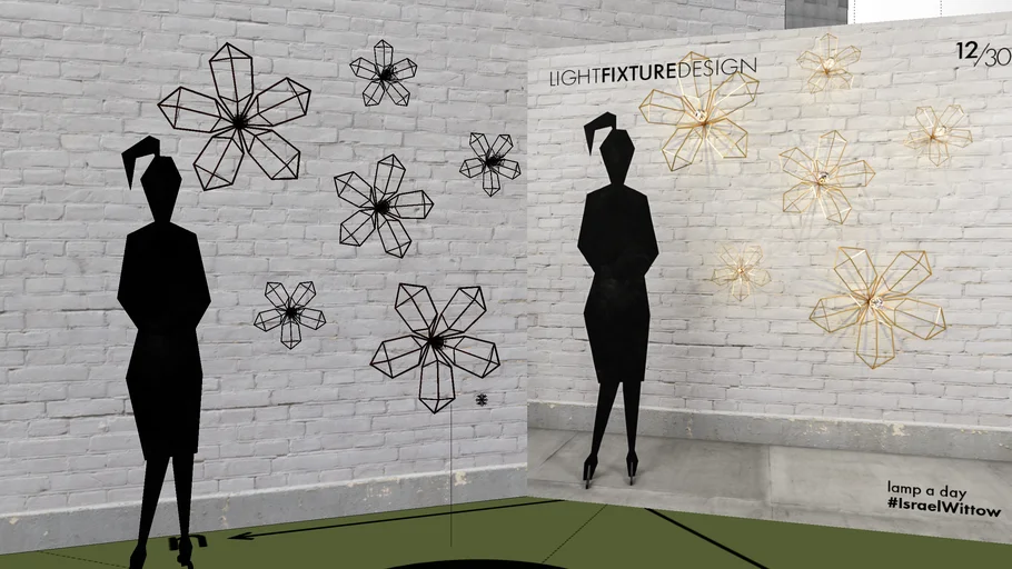 Design Modern light fixture BY Israel Wittow Nu. 12