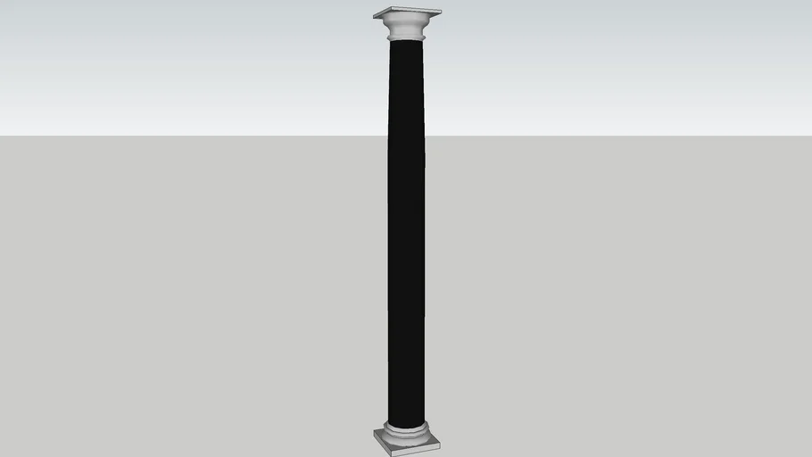 low-poly column | 3D Warehouse