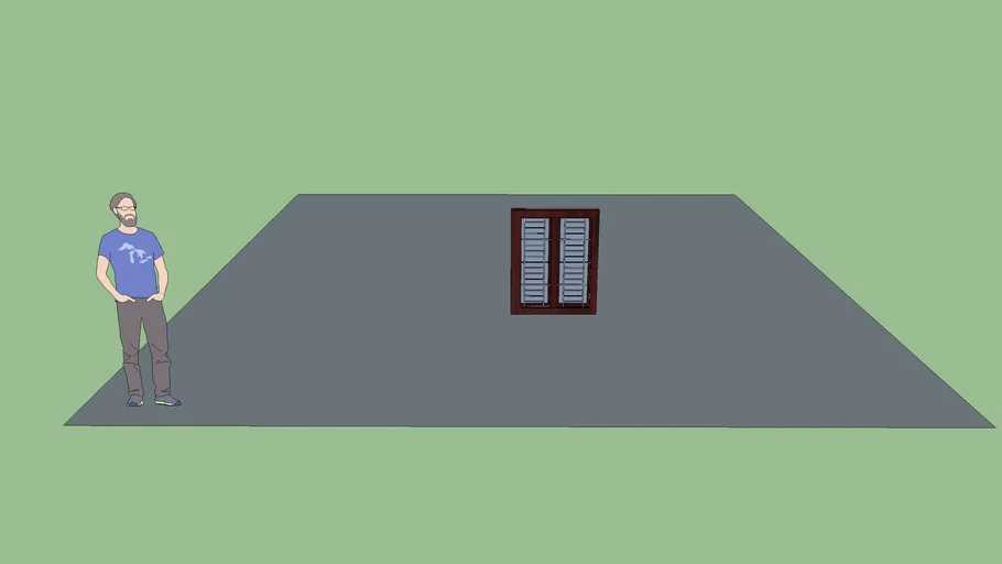 wooden window