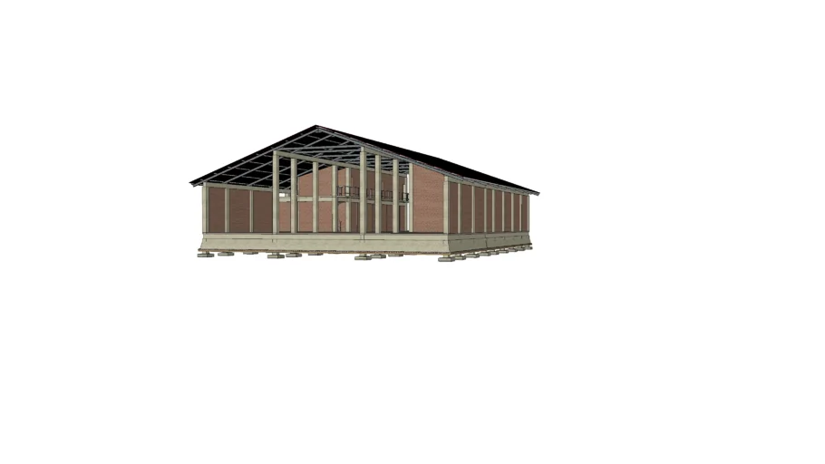 Gudang 22x30 | 3D Warehouse