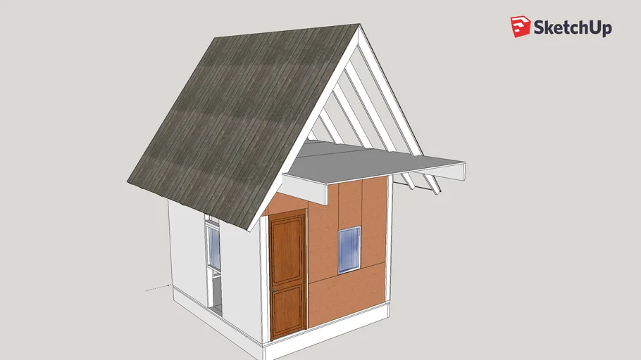 Rough draft of house v2 | 3D Warehouse
