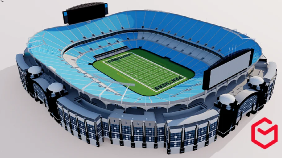 Bank of America Stadium - Carolina Panthers USA 3D model