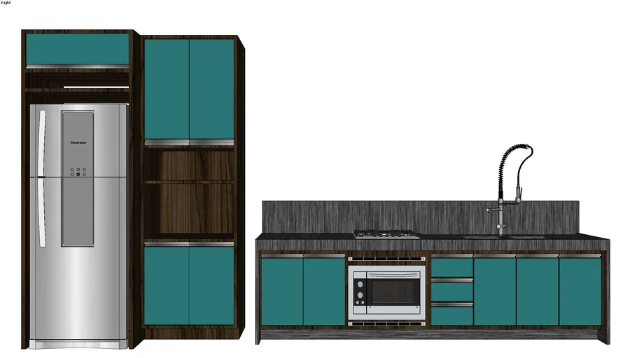 Cozinha K2 | 3D Warehouse