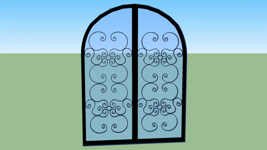 Tralis pintu