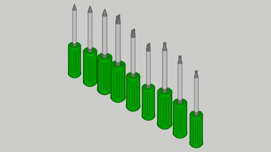 Screw Driver Set | 3D Warehouse