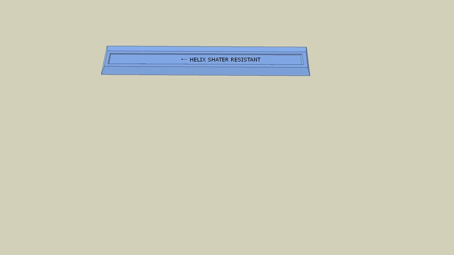 Helix Shatter Resistant Ruler