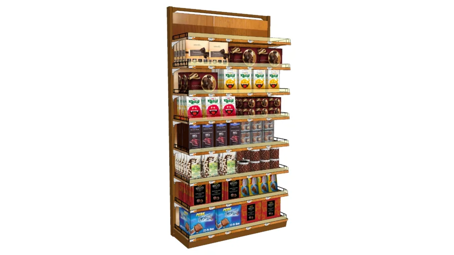 Shop Shelf (Chocolate)