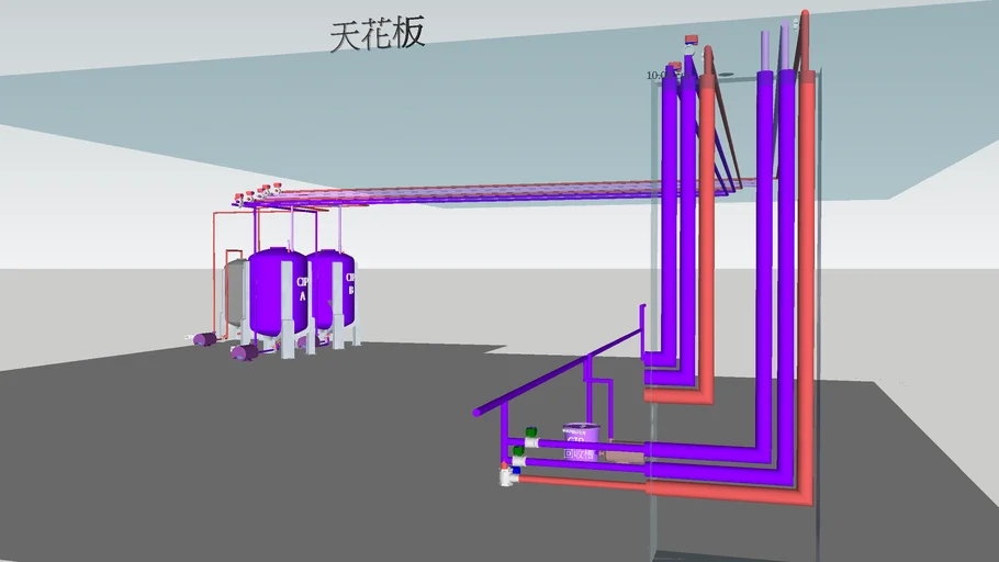 CIP 熱水 入 回水 管路
